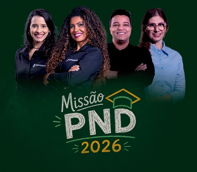 Professores da campanha Missão PND 2026