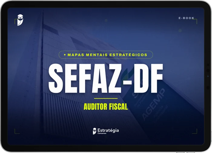 Capa do e-book Mapas Mentais Estratégicos - Sefaz DF