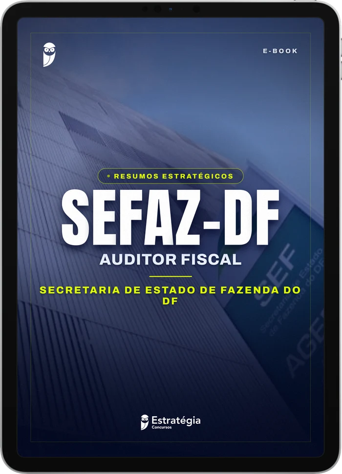 Capa do e-book Resumos Estratégicos - Sefaz DF