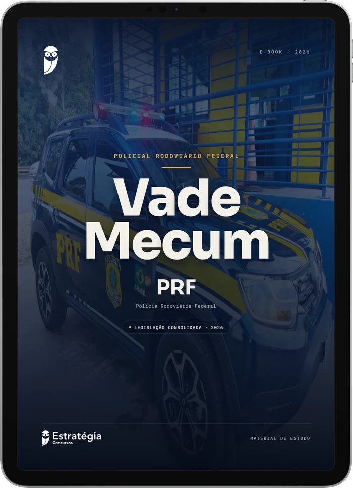 Capa do e-book Vade Mecum - PRF - 2026