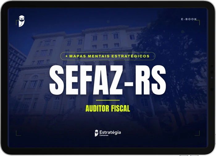 Capa do e-book Mapas Mentais Estratégicos - SEFAZ RS - Auditor Fiscal