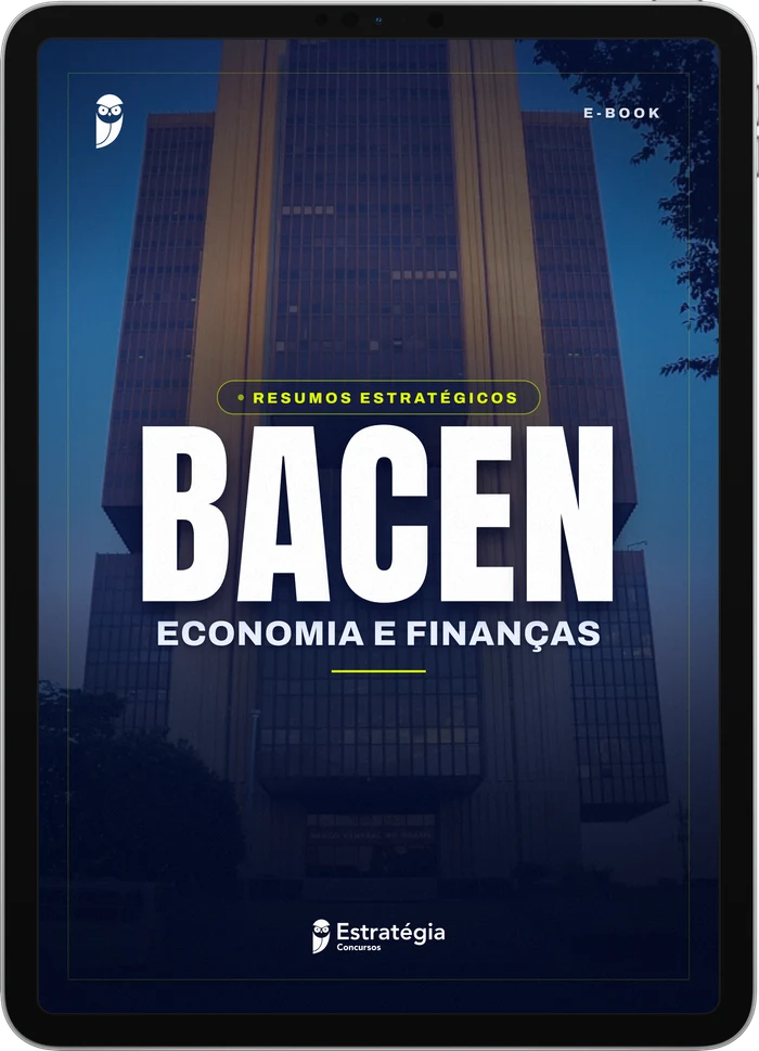 Capa do e-book Resumos Estratégicos - BACEN - Economia e Finanças