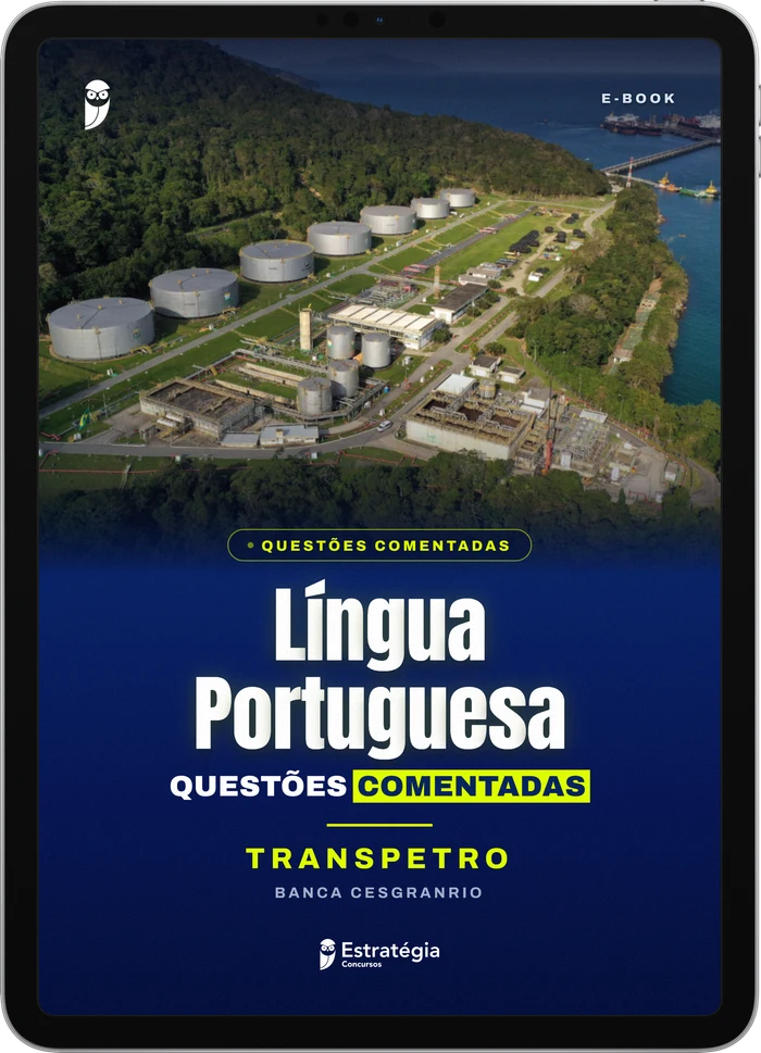 Capa do e-book Língua Portuguesa - Transpetro - Questões Comentadas da Cesgranrio