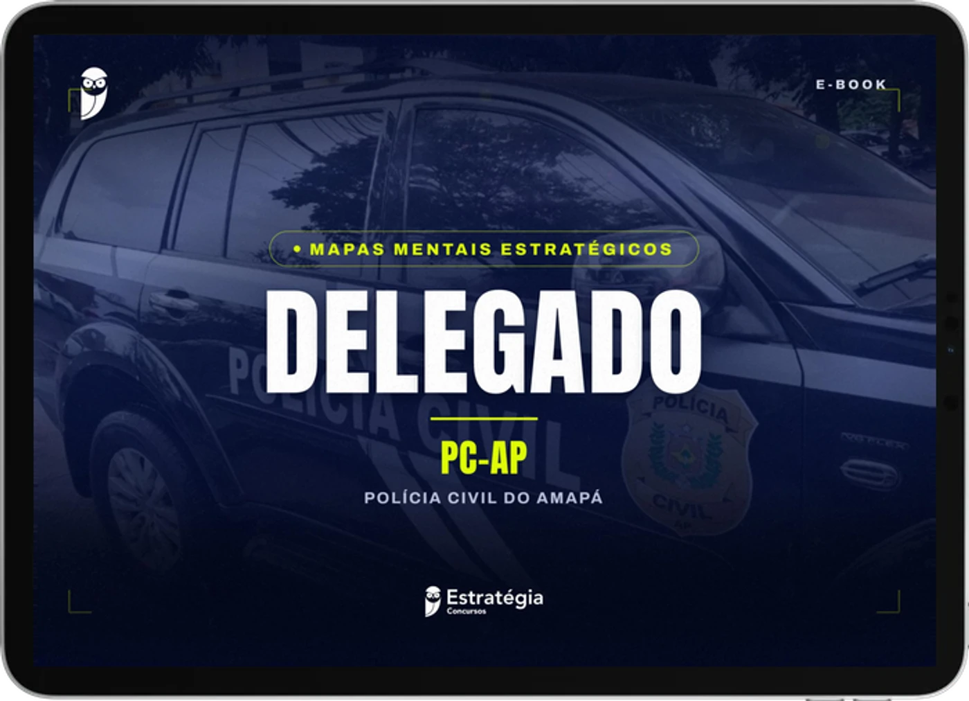 Capa do e-book Mapas Mentais Estratégicos - PC AP - Delegado