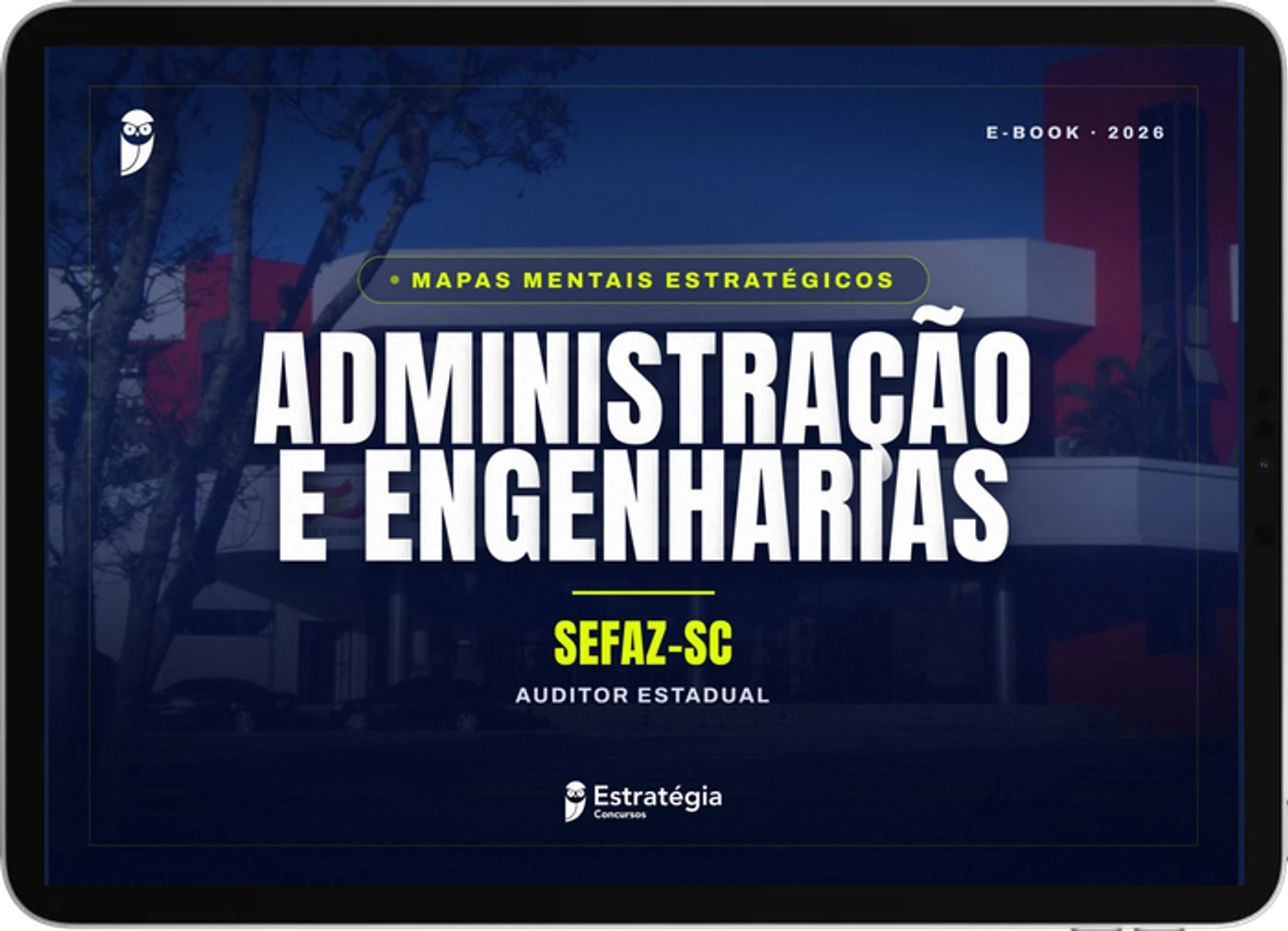 Capa do e-book Mapas Mentais Estratégicos - SEFAZ-SC - Auditor Estadual - Administração e Engenharias