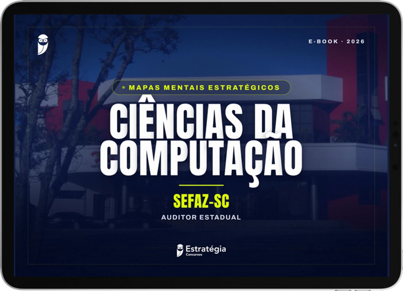Capa do e-book Mapas Mentais Estratégicos - SEFAZ-SC - Auditor Estadual - Ciências da Computação