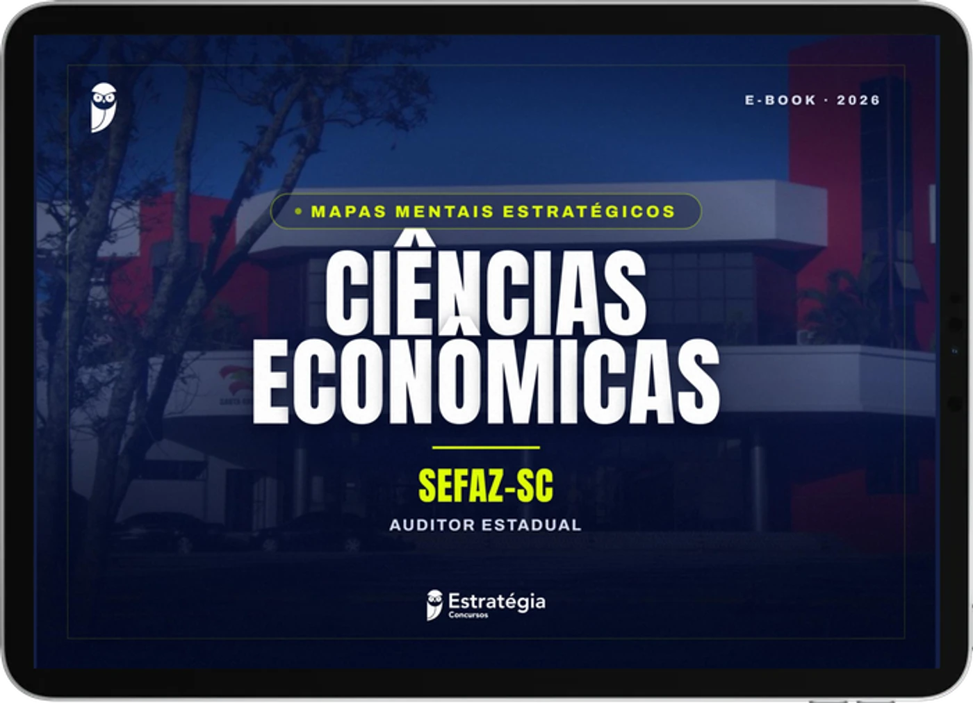 Capa do e-book Mapas Mentais Estratégicos - SEFAZ-SC - Auditor Estadual - Ciências Econômicas
