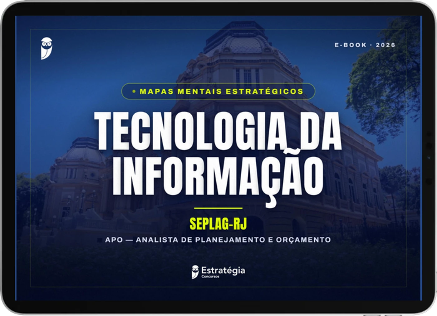Capa do e-book Mapas Mentais Estratégicos - SEPLAG-RJ - APO - Tecnologia da Informação
