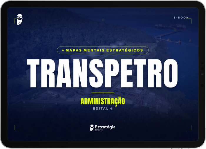 Capa do e-book Mapas Mentais Estratégicos - Transpetro - Administração - Edital 4