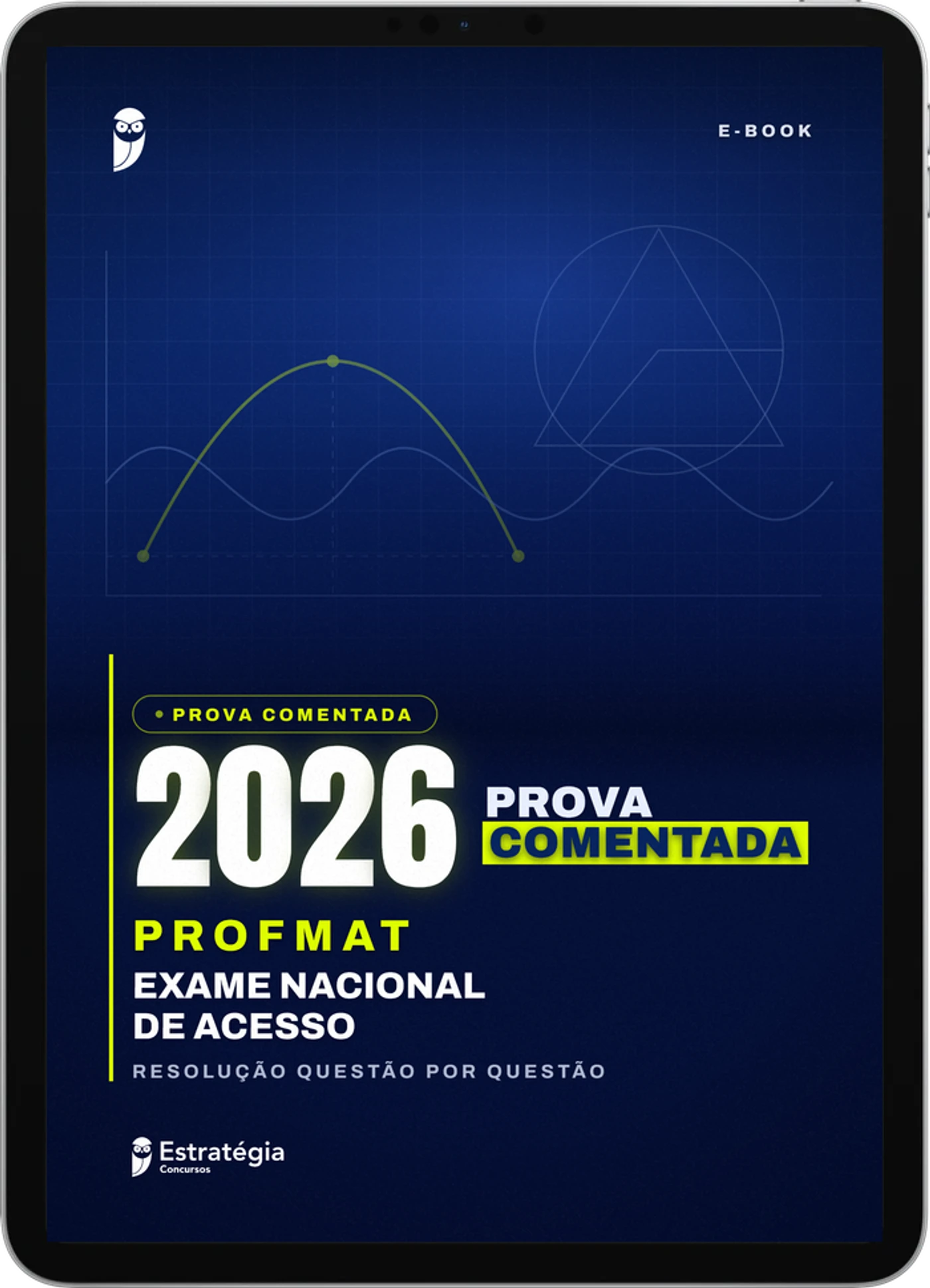 Capa do e-book PROFMAT - 2026 - Prova Comentada
