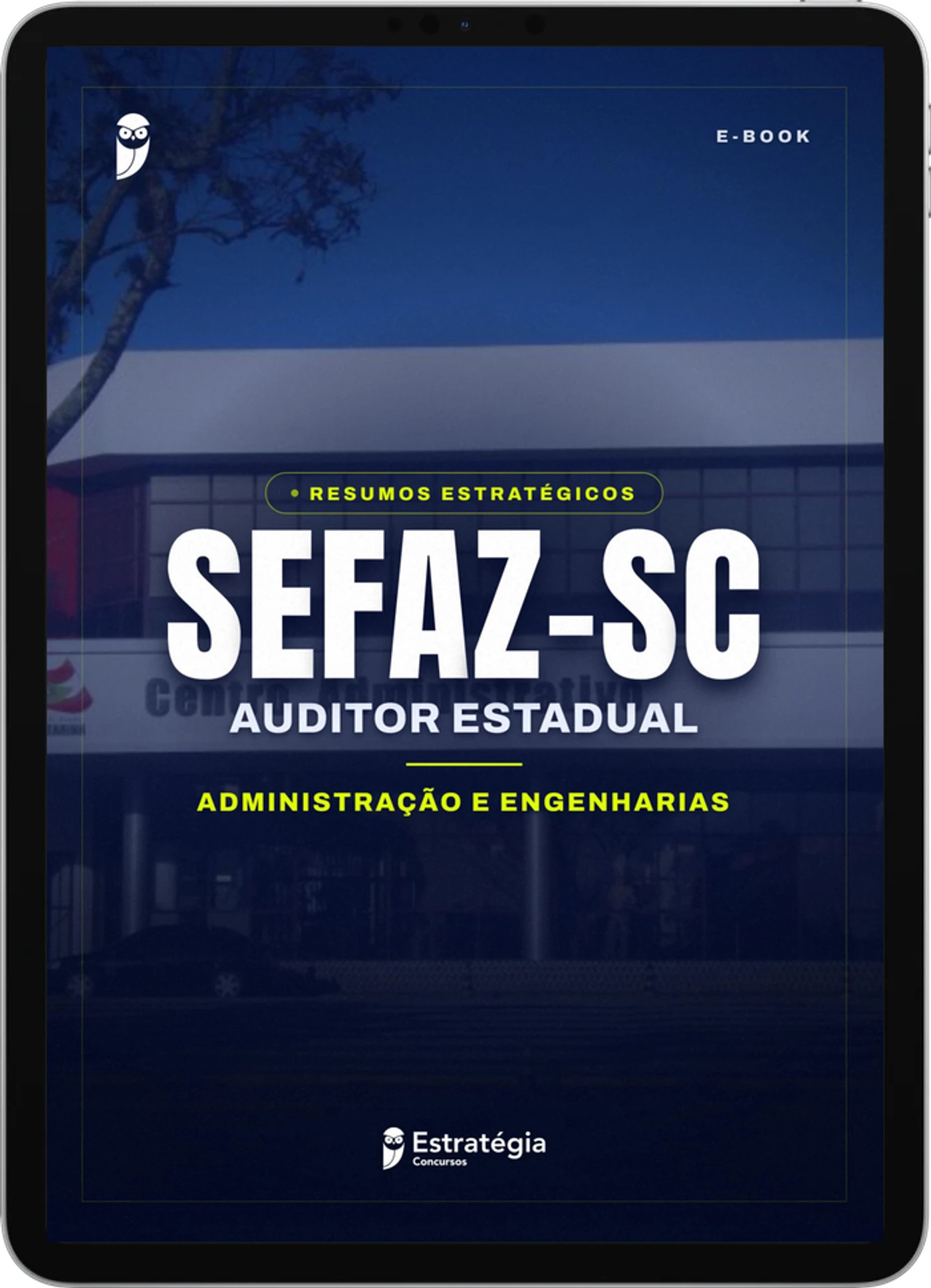 Capa do e-book Resumos Estratégicos - SEFAZ-SC - Auditor Estadual - Administração e Engenharias