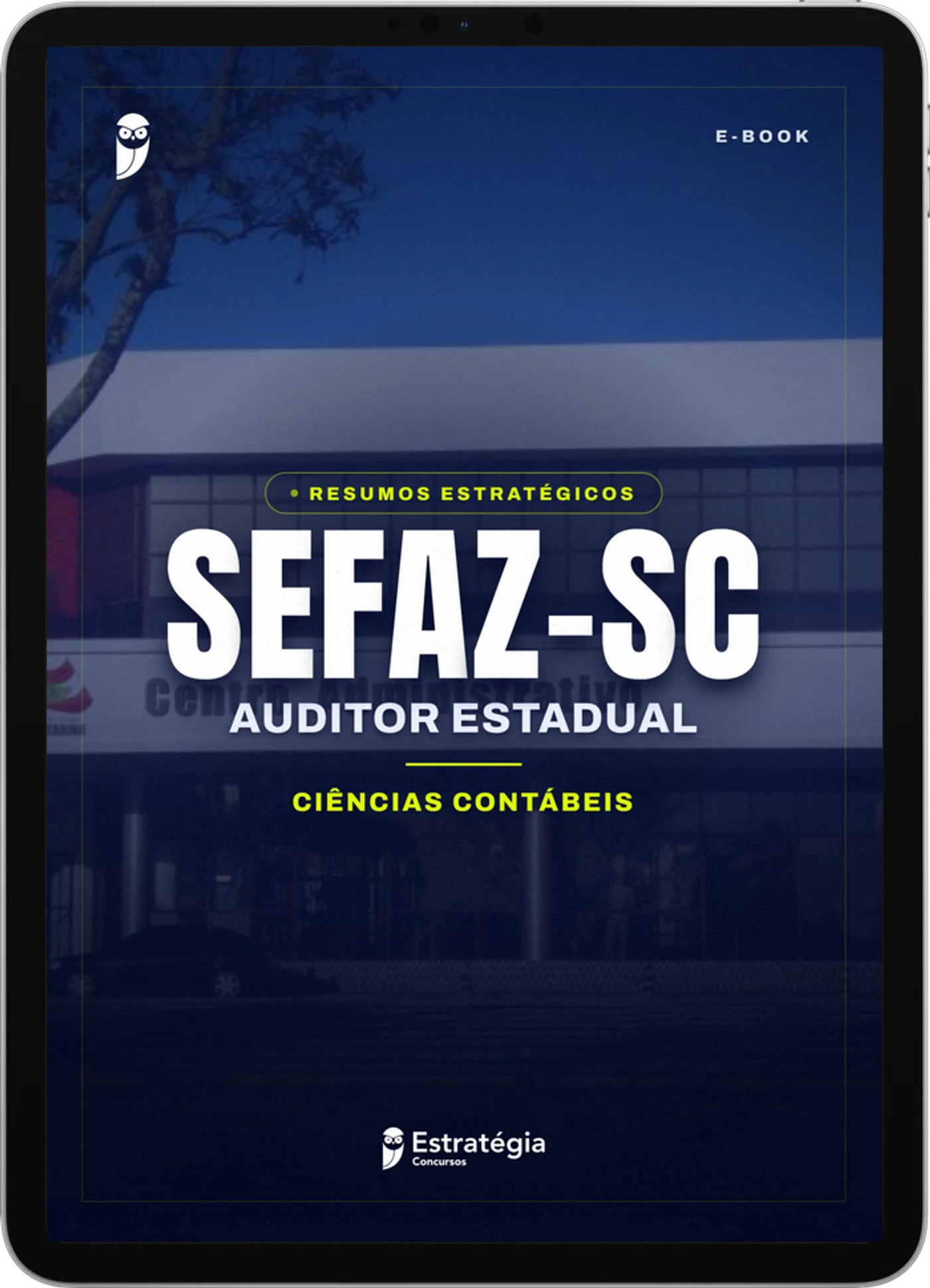 Capa do e-book Resumos Estratégicos - SEFAZ-SC - Auditor Estadual - Ciências Contábeis