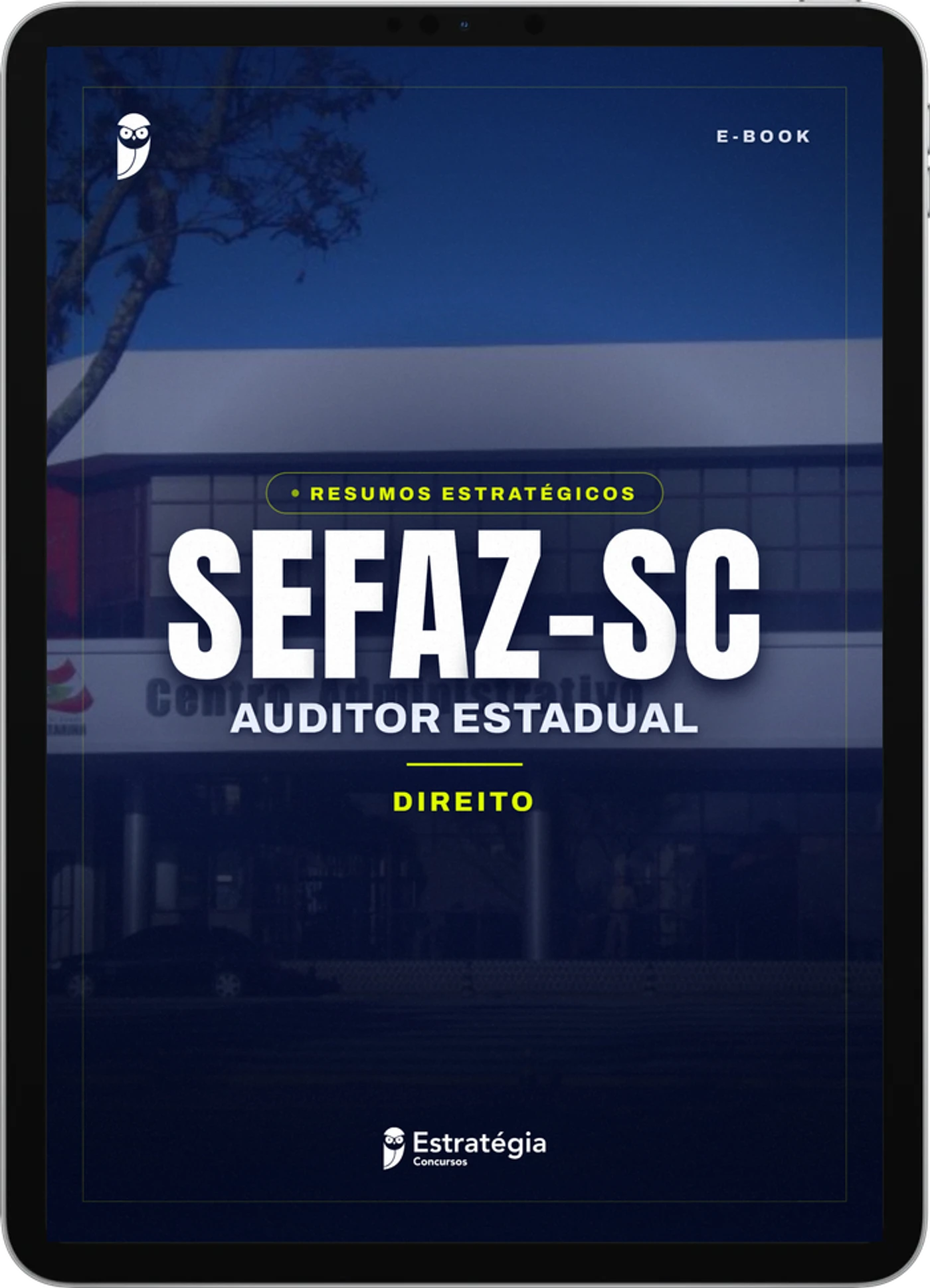 Capa do e-book Resumos Estratégicos - SEFAZ-SC - Auditor Estadual - Direito
