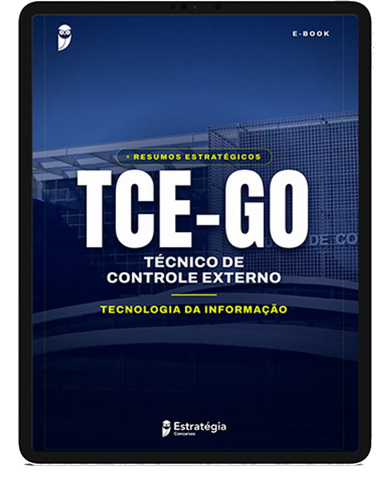 Capa do e-book Resumos Estratégicos - TCE-GO - Técnico de Controle Externo - Tecnologia da Informação