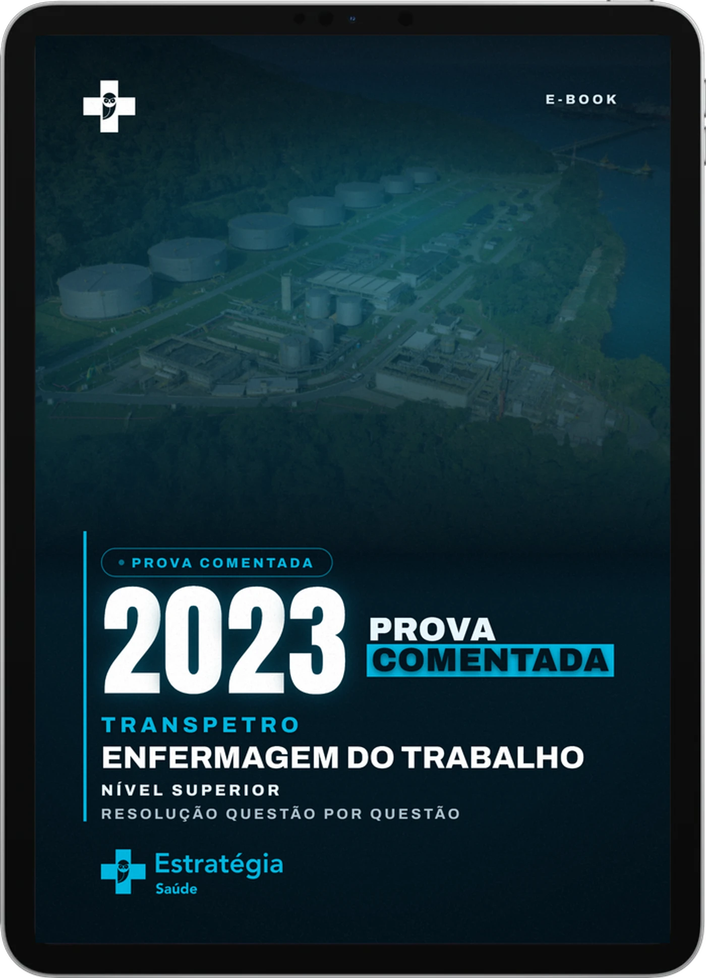 Capa do e-book Transpetro - Enfermagem do Trabalho - Nível Superior - 2023 - Prova Comentada