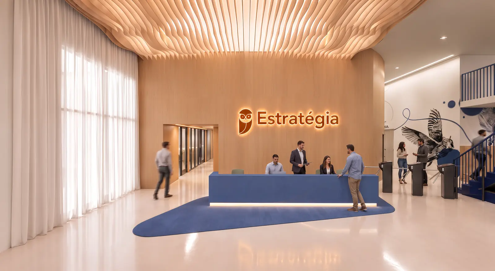 Recepção da Unidade Presencial de São Paulo