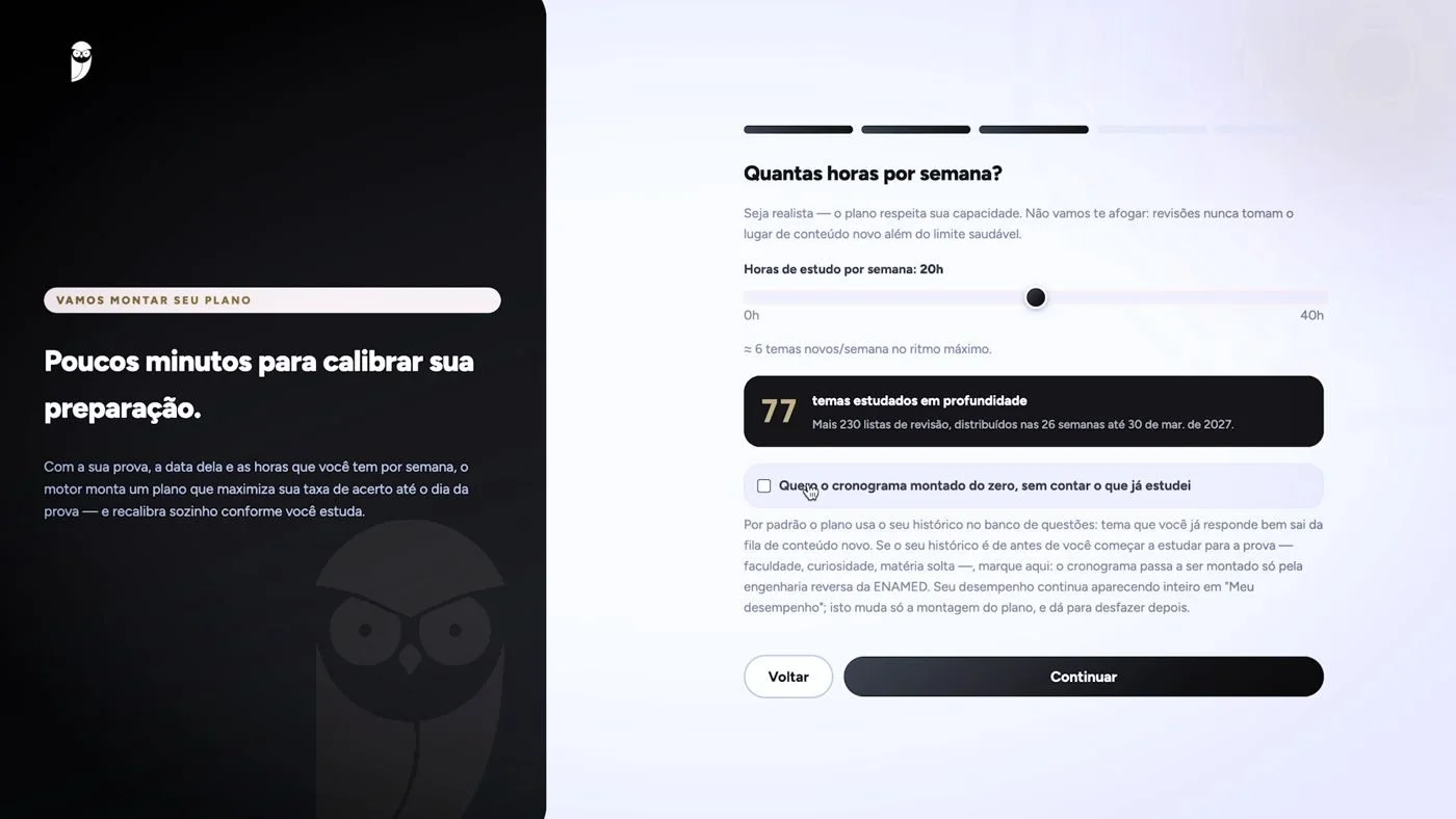 Tela de entrada da plataforma da Mentoria Platinum