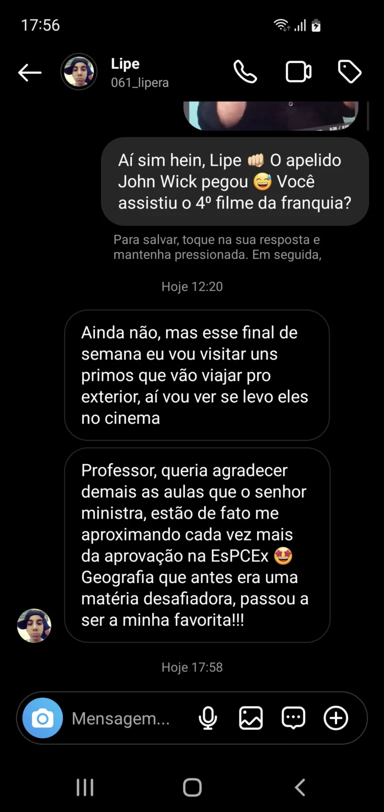 DEPOIMENTO ESPCEX 12