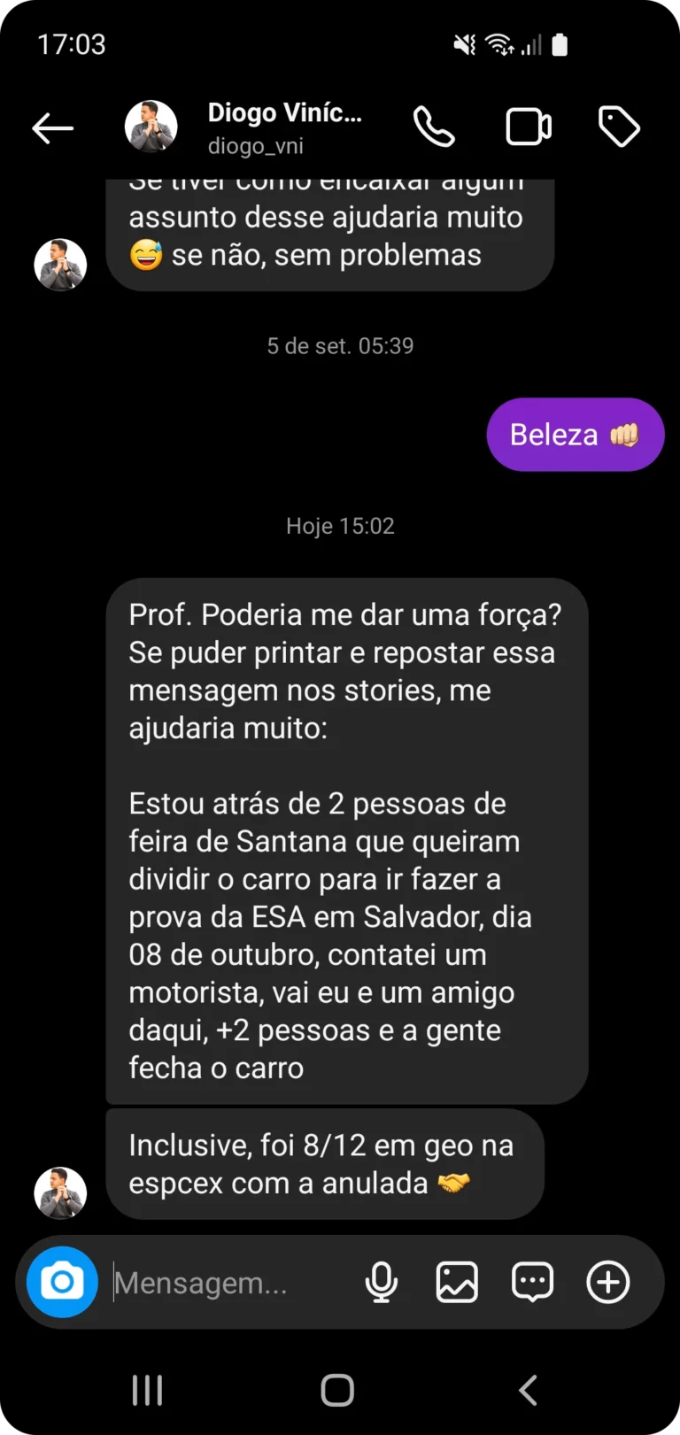 PRINT DEPOIMENTO SPRINT ESPCEX 2