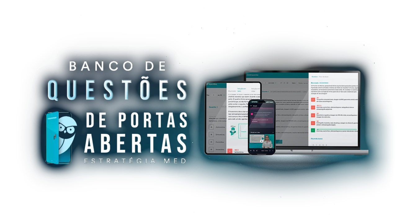 Banco de Questões do Estratégia MED de Portas Abertas
