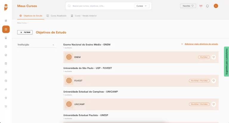 VITALICIA VESTIBULAR MEUS CURSOS